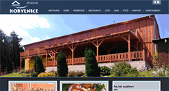 Desktop Screenshot of penzionkobylnice.sumava.net