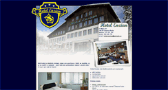 Desktop Screenshot of hotelenzian.sumava.net