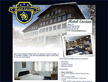 Tablet Screenshot of hotelenzian.sumava.net
